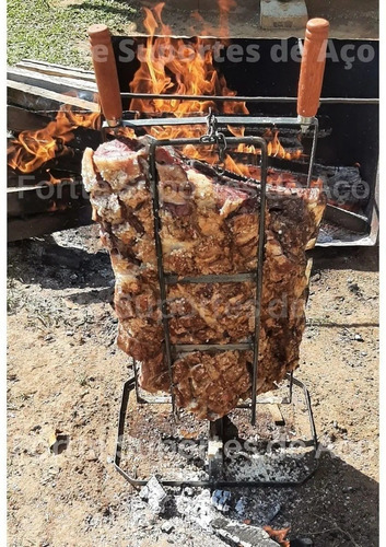 Espeto Giratório Para Costelão Fogo De Chao